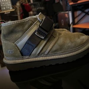 UGG - Green Chukka Boot Slippers with Strap 7